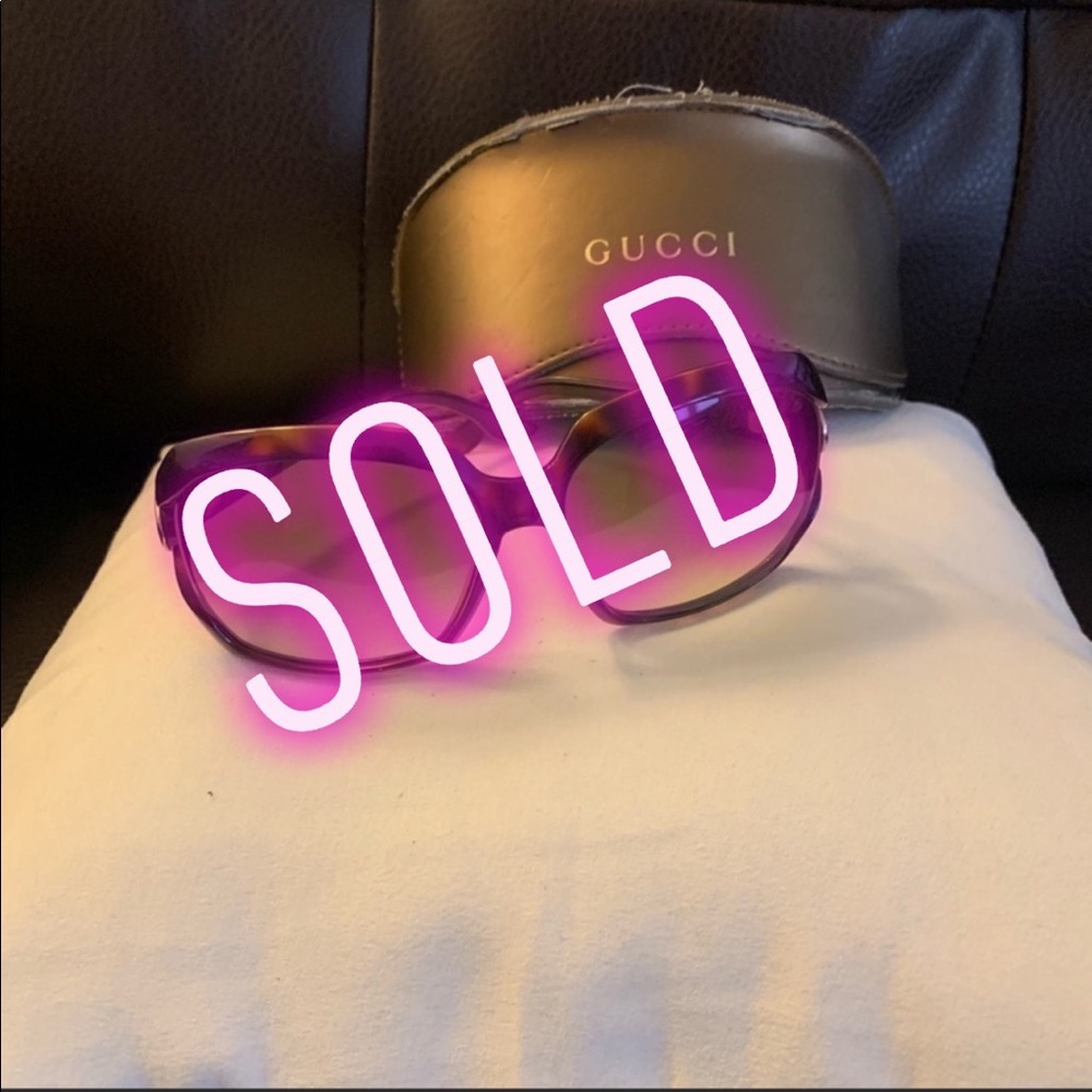 Gucci sunglasses.